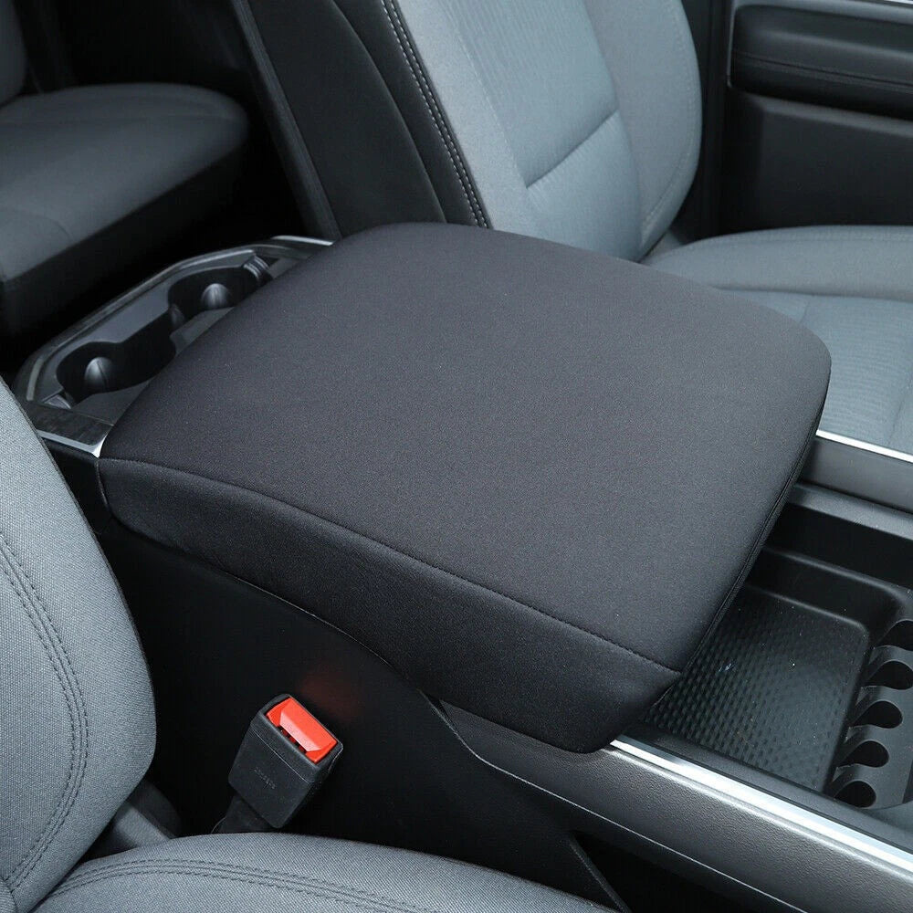 Armrest Box Pad Cover for Car Center Console (1 Pcs, Black)