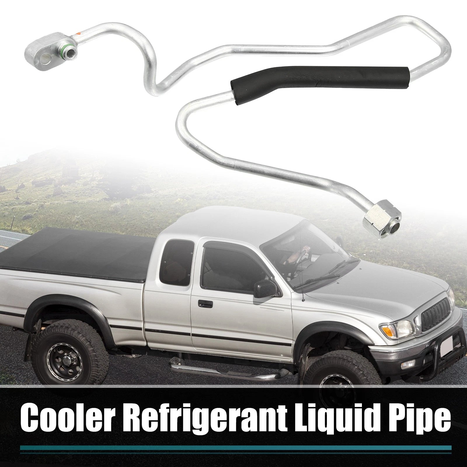 Pipe Cooler Liquid A/C Hose Replacement for Toyota Ruber Black (2007–2019)