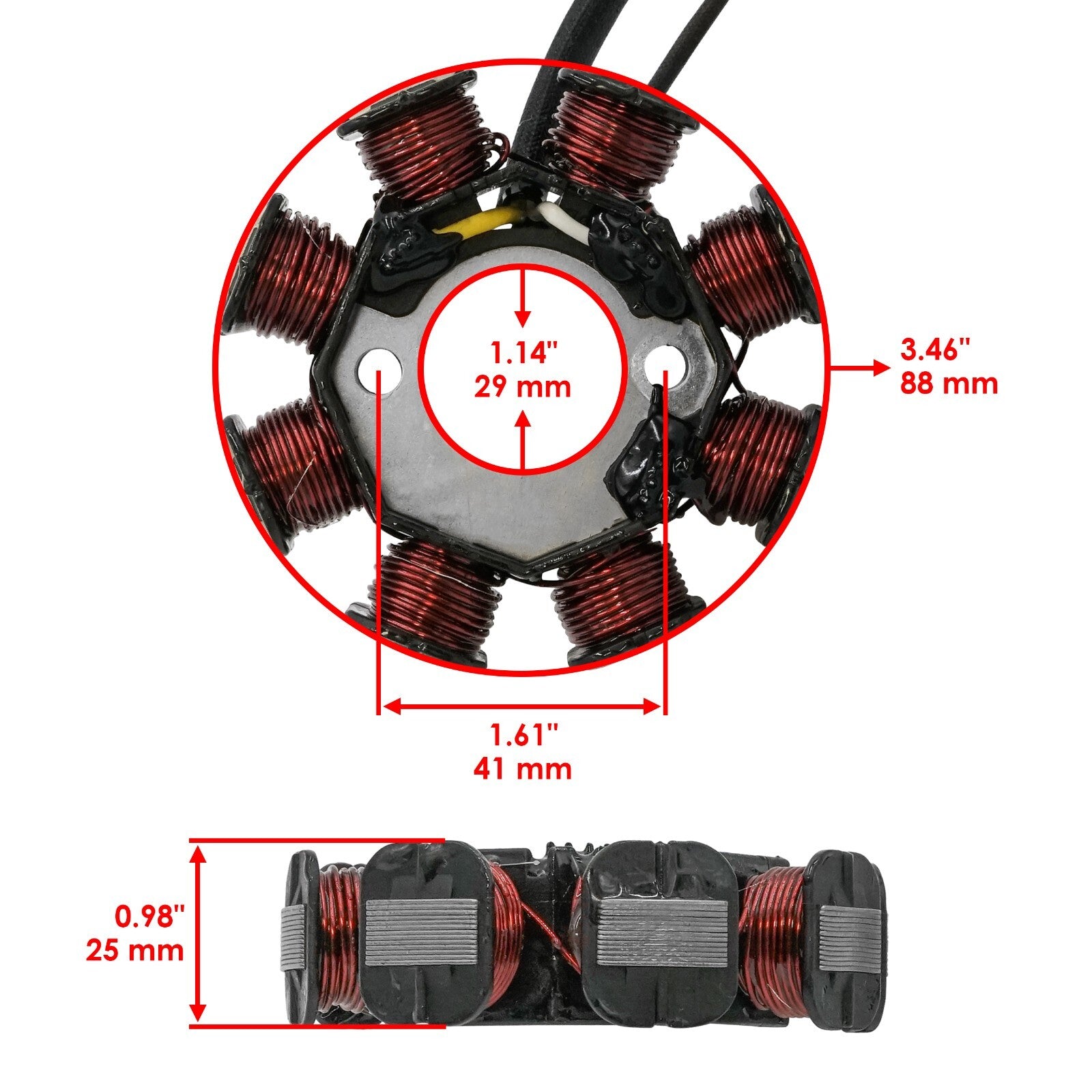 Stator Replacement for Kawasaki KLX110 KLX110A (2003–2009)