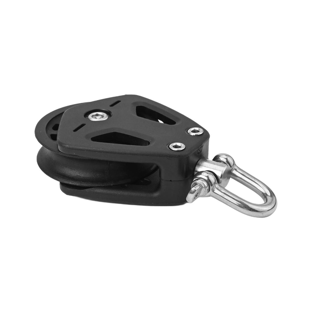 Single Pulley Block with Smooth Bearing System for Marine Applications