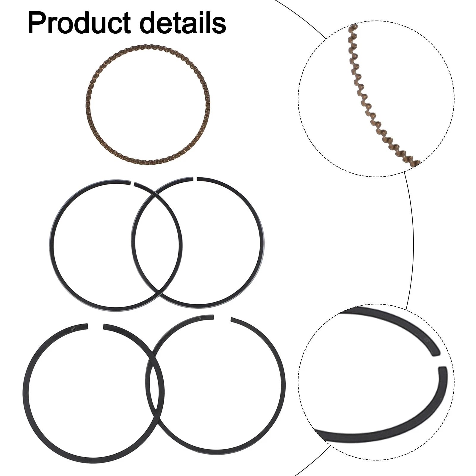 Engine Piston Rings for Honda GX100 (2000–2023)