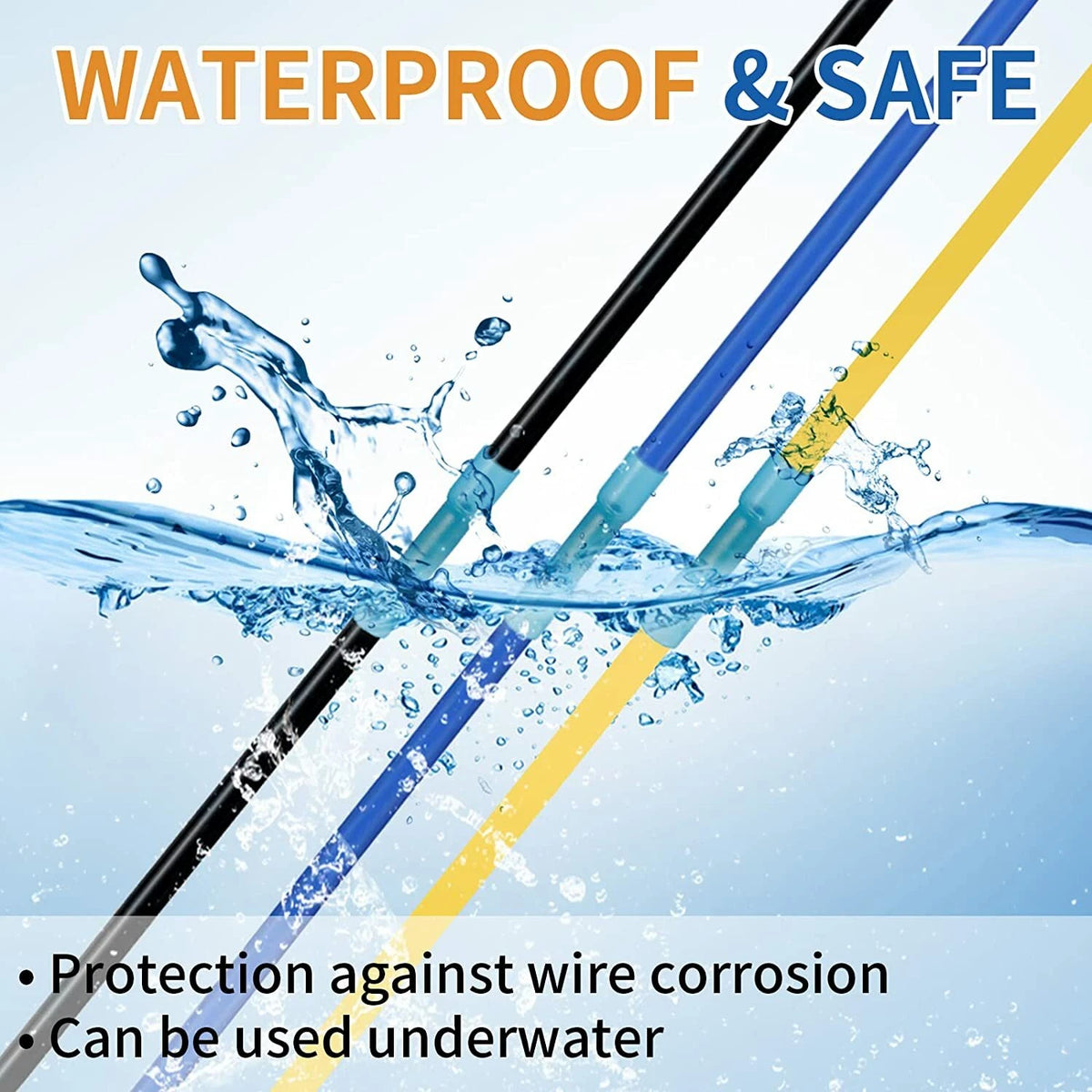 Heat Shrink Wire Connectors Set for Universal Use (135X)