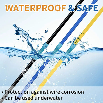 Heat Shrink Wire Connectors Set for Universal Use (135X)