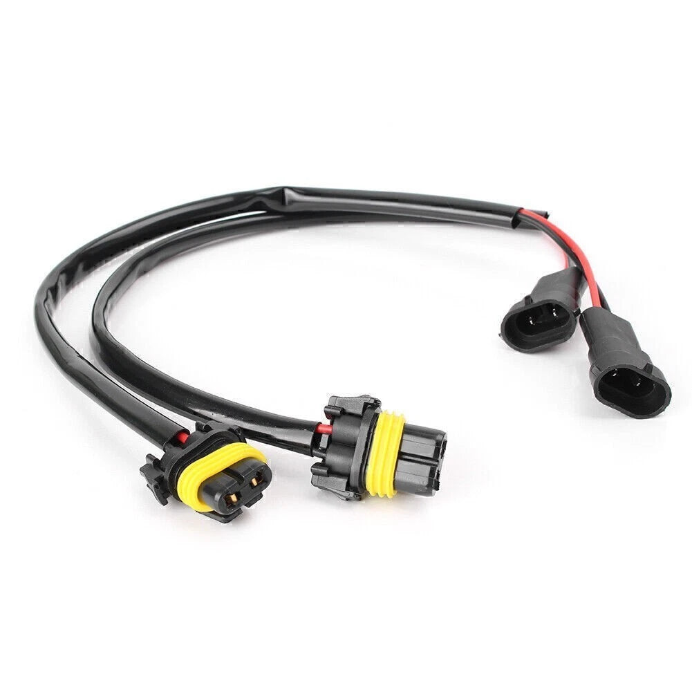 H8/H11 to 9006 Headlight Conversion Pigtail Connectors for (2076YF016)