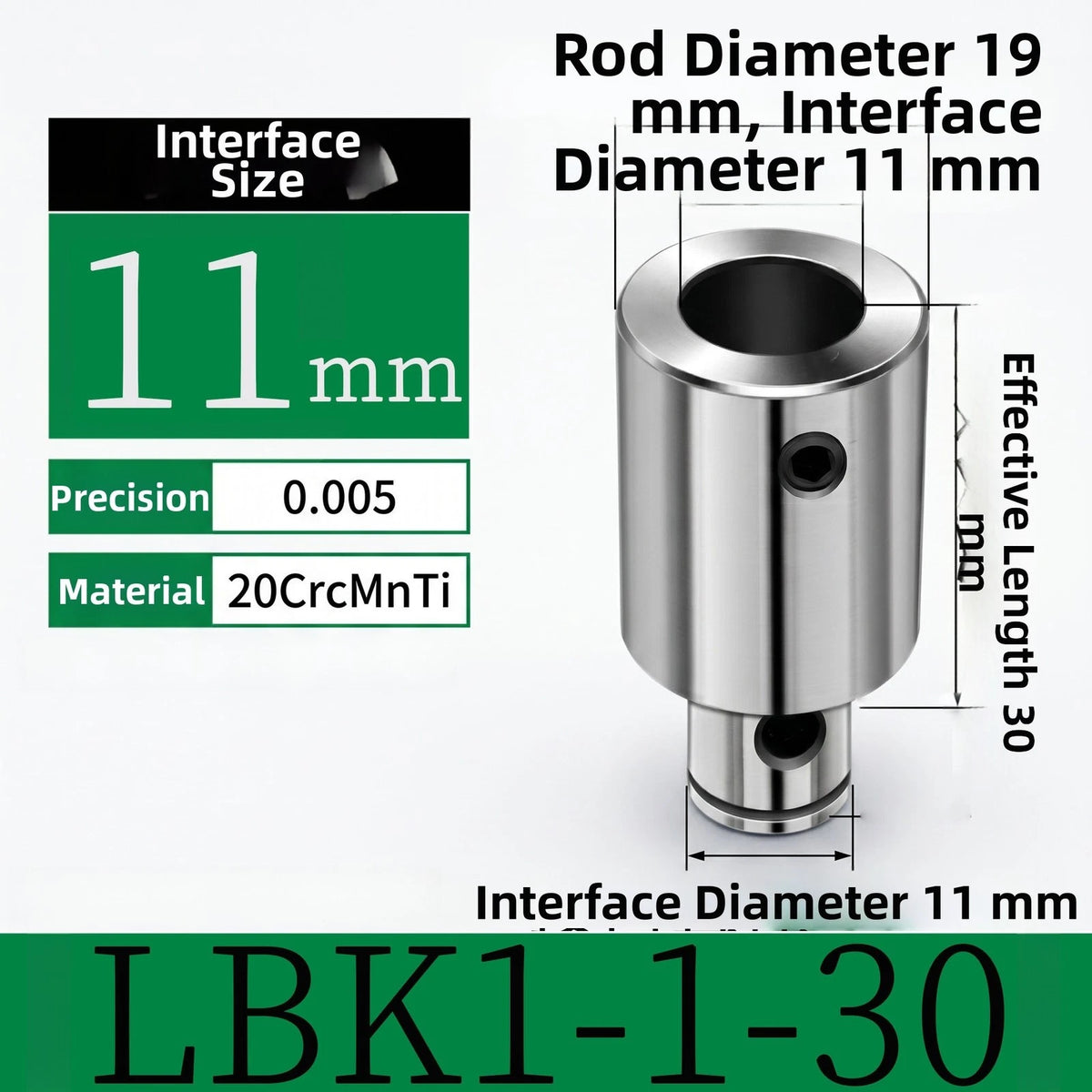 Equal Diameter Extension Rod for LBK Series Boring Tools