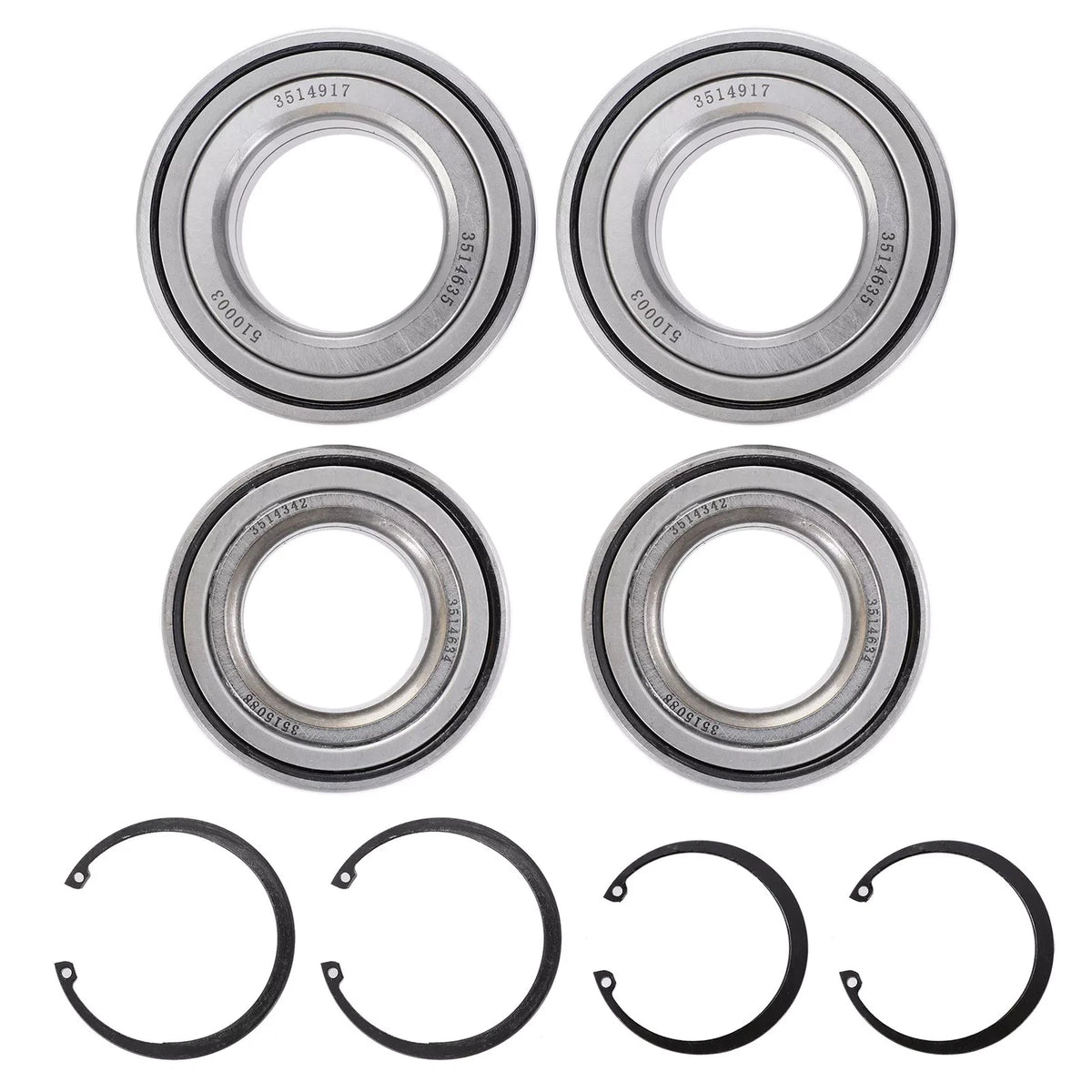 4X Wheel Bearings Kit for Polaris Ranger EV (2010–2022)