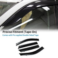 Window Deflectors Side Vent Visors for Hyundai Santa Fe (2013–2018)
