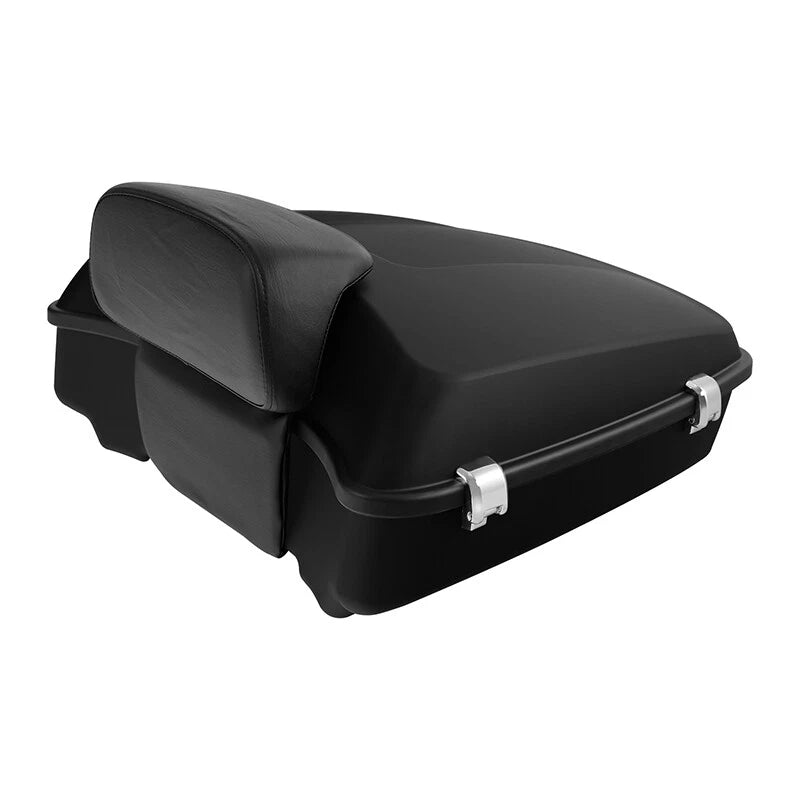 Chopped Trunk Backrest Mount for Harley Touring (1997–2008) Matte Black