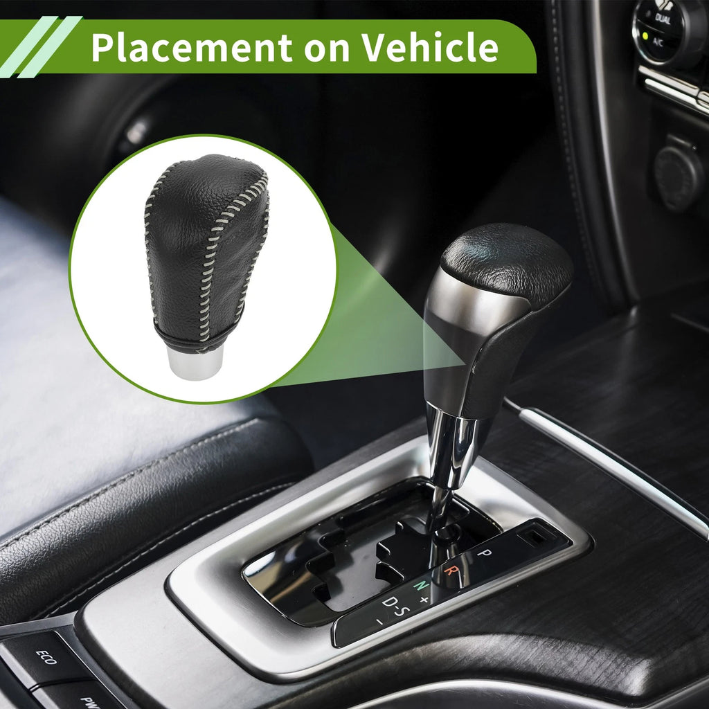 Gear Shift Knob Cover Replacement for Honda Civic (2016–2021) Pebbled Black