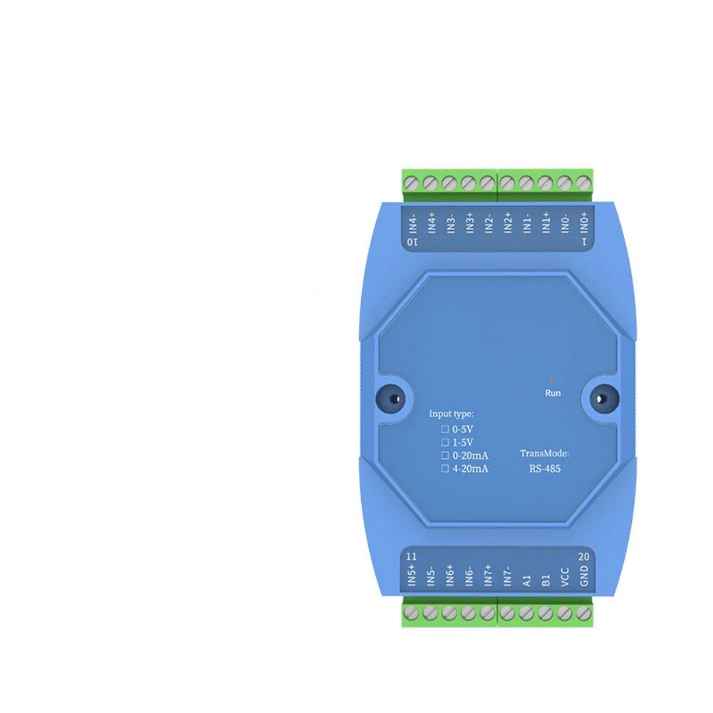 8 Channel Analog Signal Acquisition Module for RS485 Networks