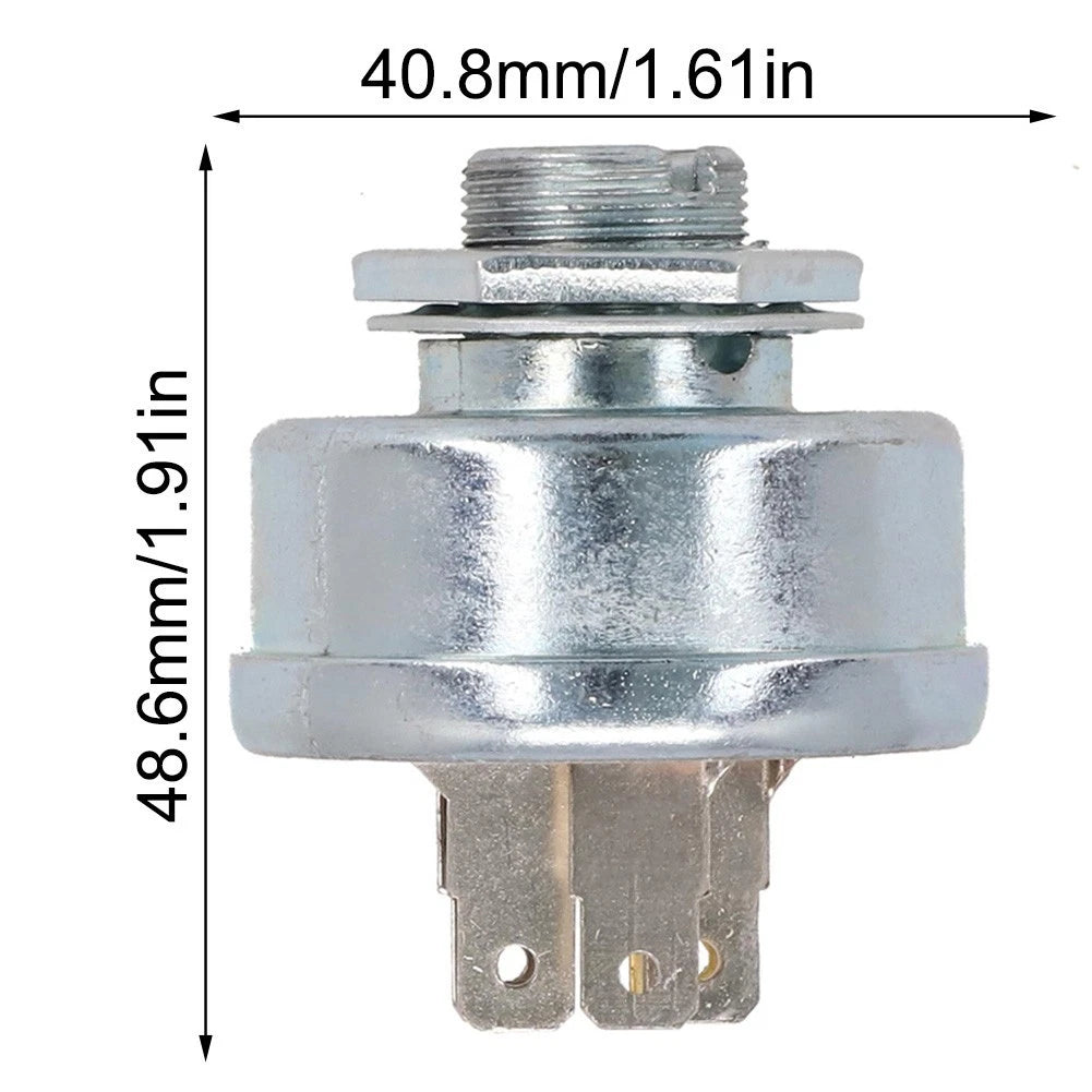 3 Position Ignition Switch with 5 Terminals for Ride On Tractor Mower