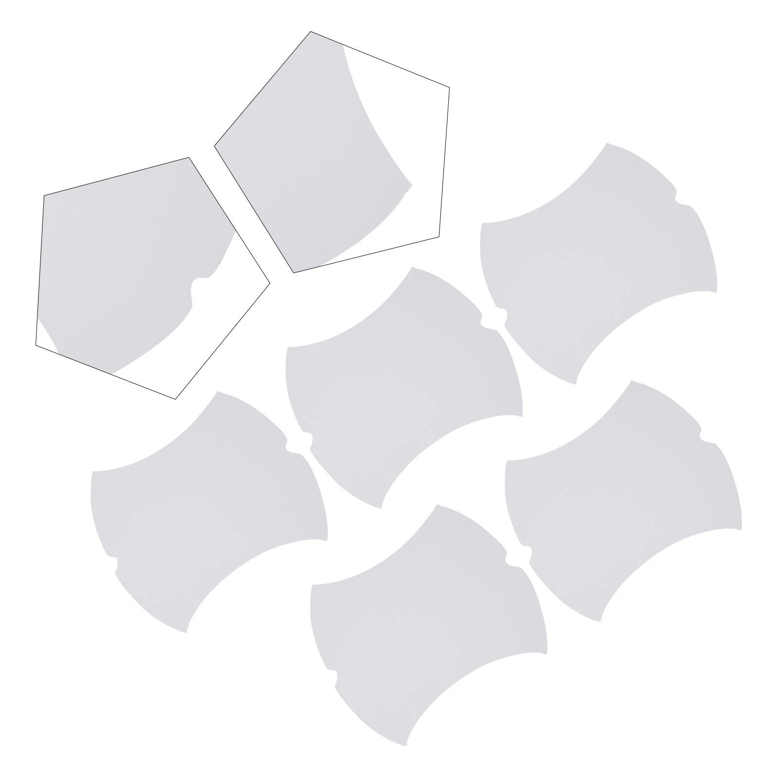 5X Transparent Handle Protectors for Cars