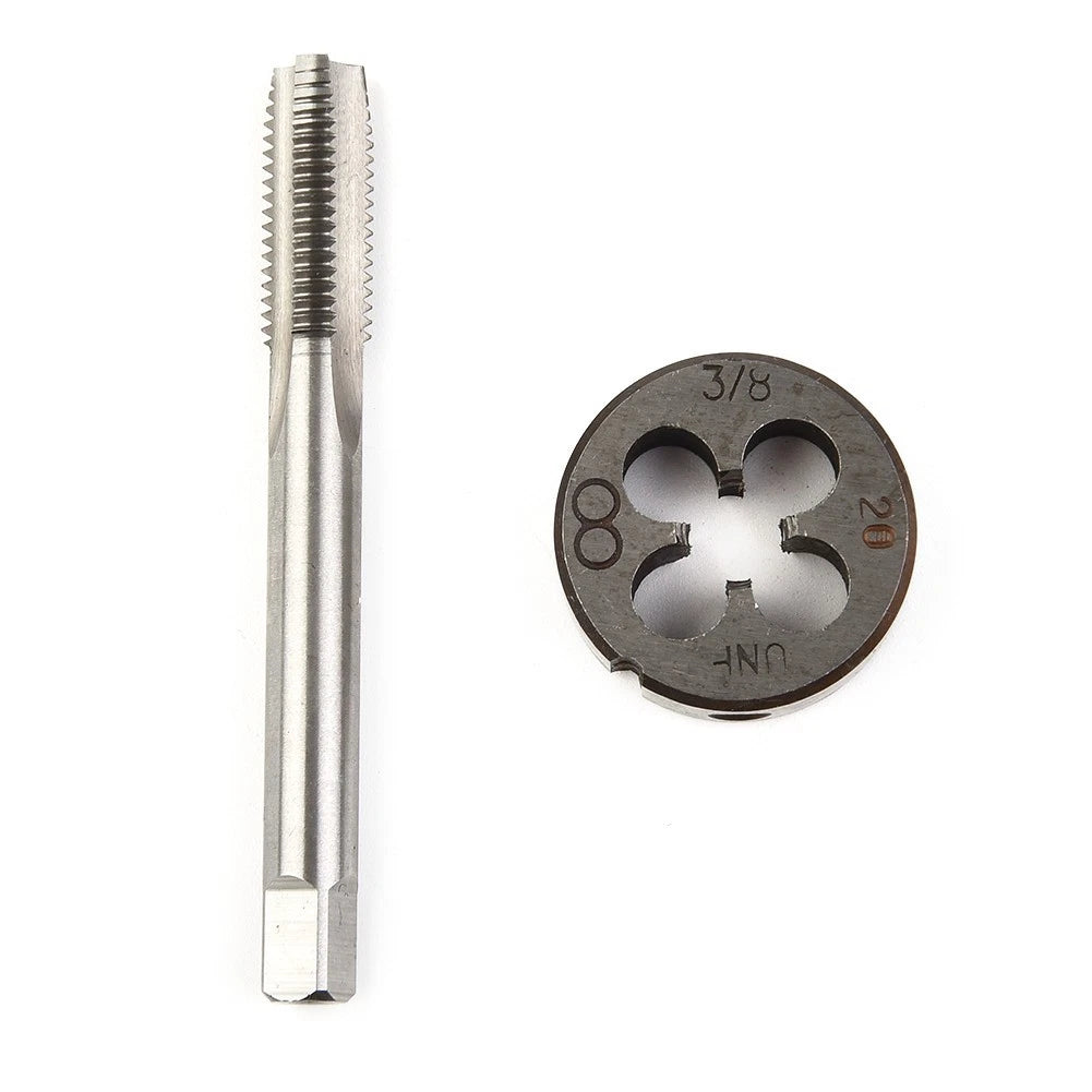 2pcs HSS 3/8-20 Right Hand Pipe Taps for Machine Use