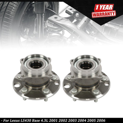 2 Rear Wheel Bearing Hubs for Lexus LS430 (2001–2006)