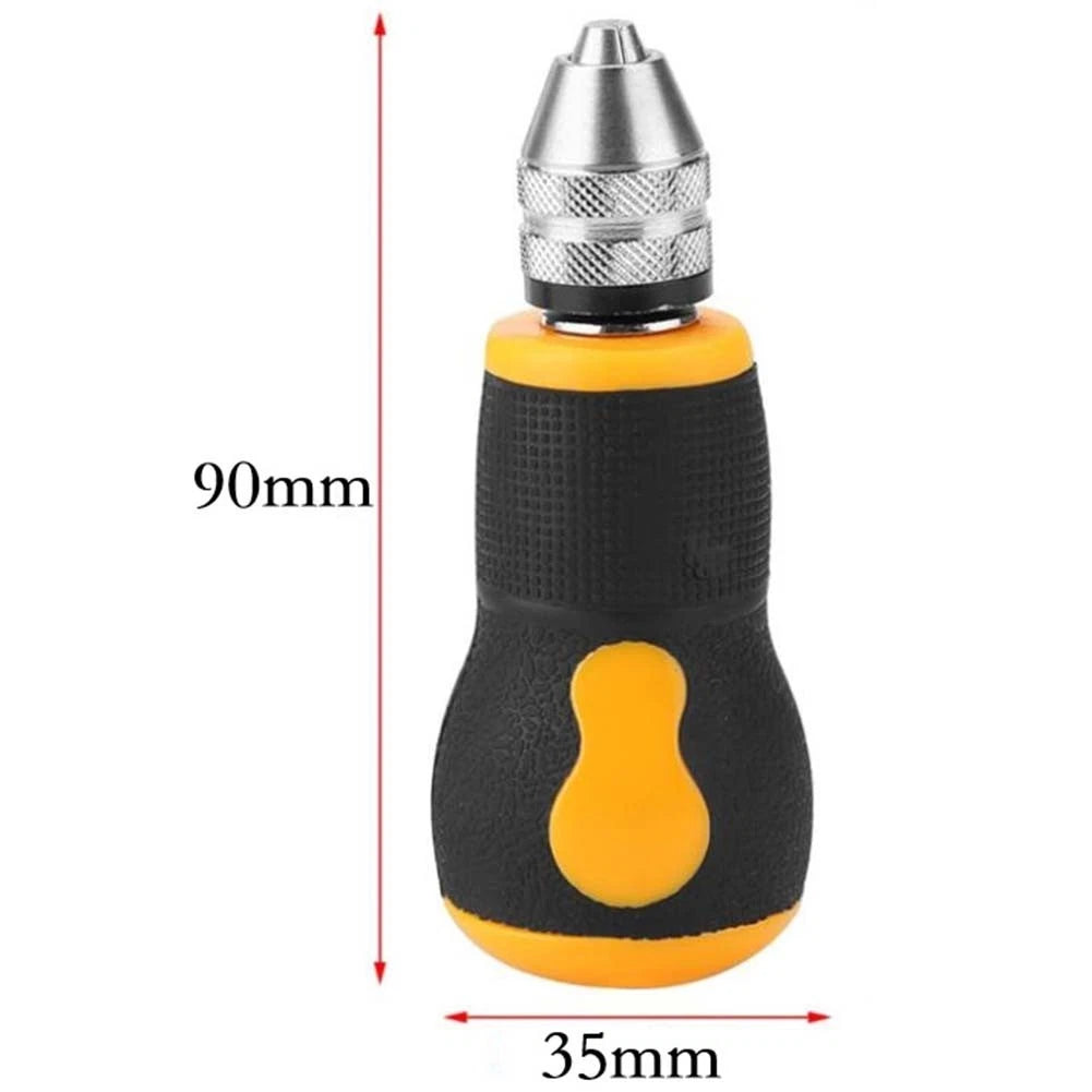 Keyless Chuck for Compact 0 66mm Hand Drill (Plastic, Wood, Model Making)