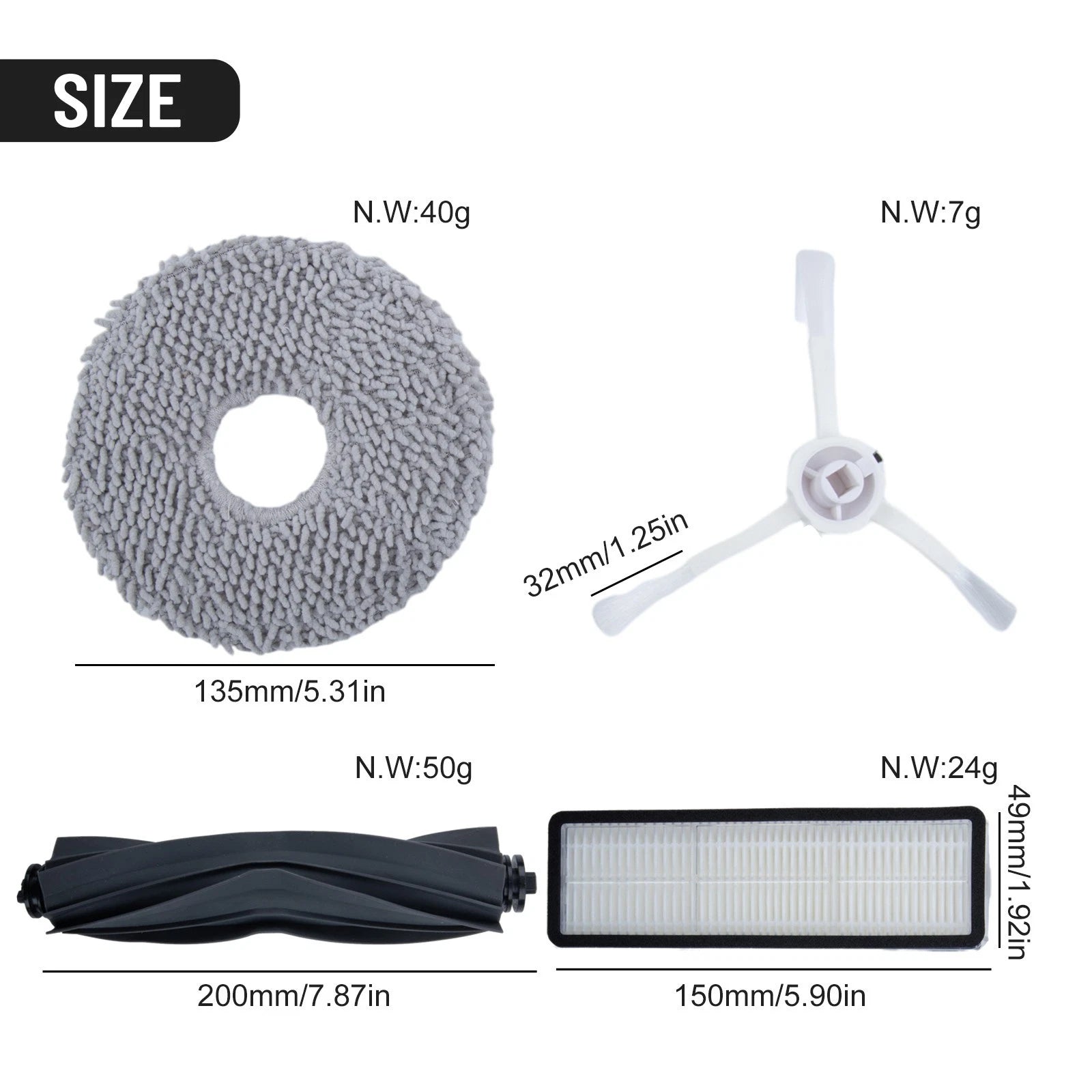 8 PCS String Trimmer Head Kit for Echo SRM-210 SRM-225 SRM-230 (2000–2023)