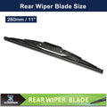 Rear Windshield Wiper Blade for Jeep Compass, Grand Cherokee (2007–2021)