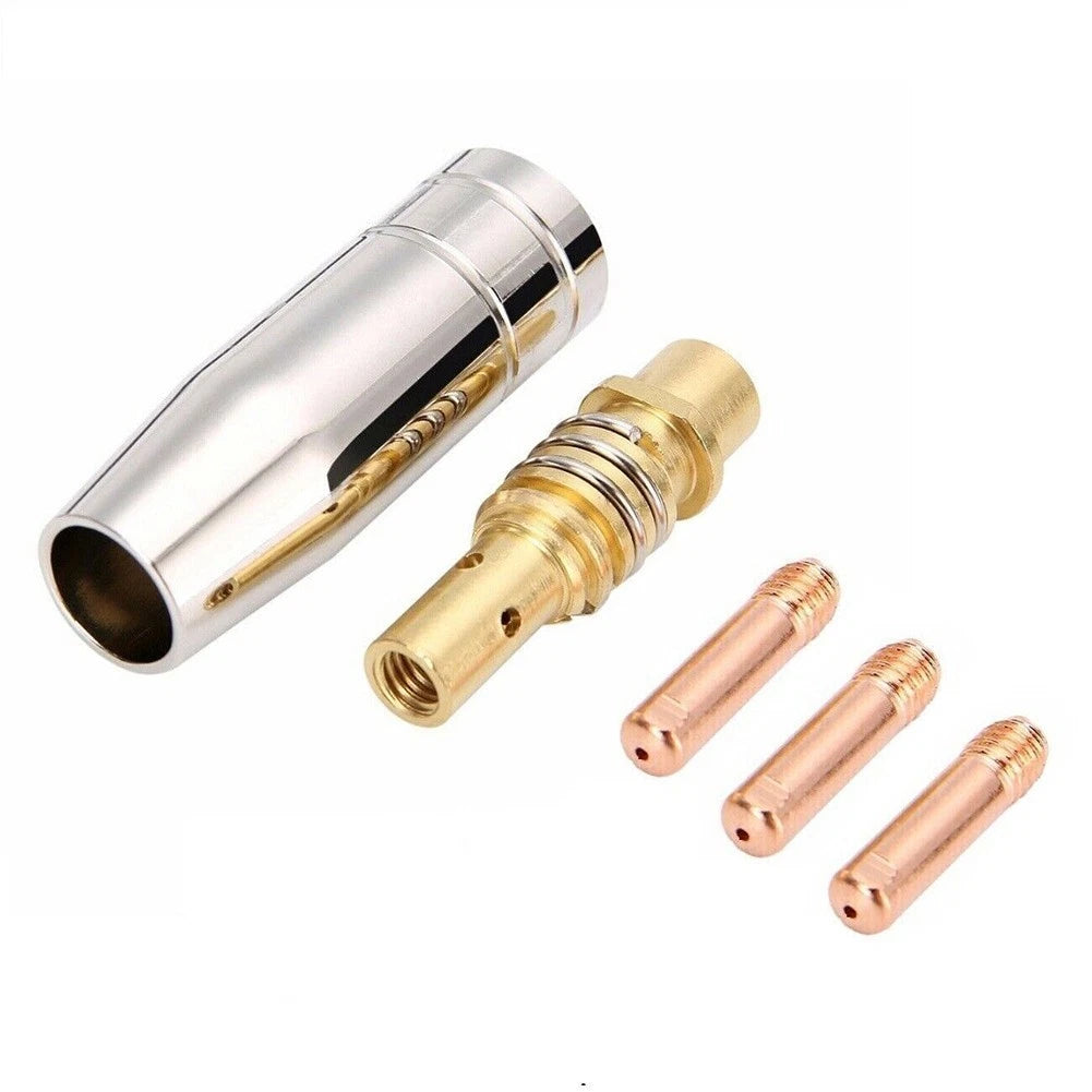 Welding Nozzle Kit for MB15 15AK (Set of 5 Contact Tips, Copper)