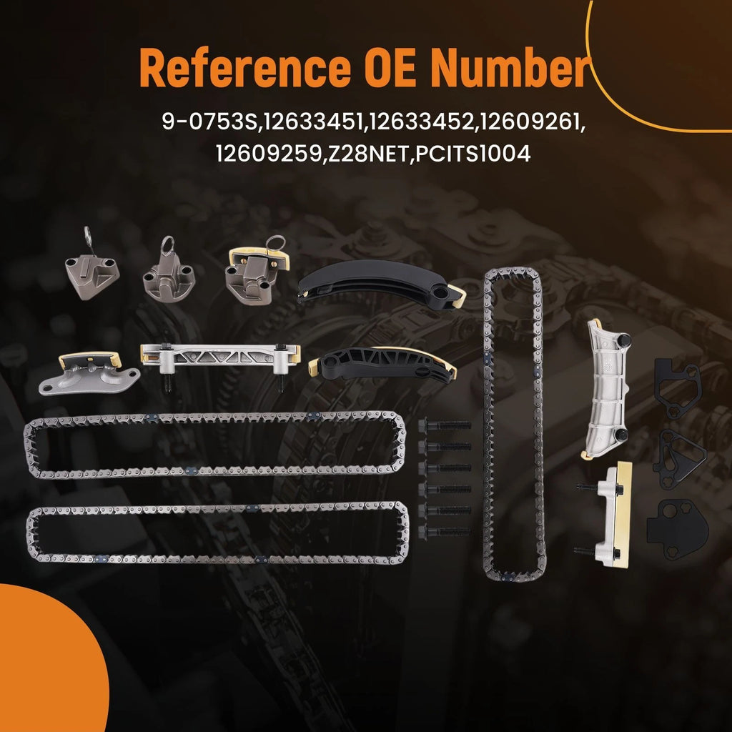 Engine Timing Chain Kit for Buick Enclave/Traverse 3.6L V6 (2008–2016)