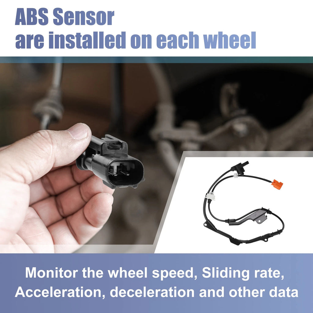 ABS Sensor Front Rear Left Right Replacement for Honda Accord (1998–2002)