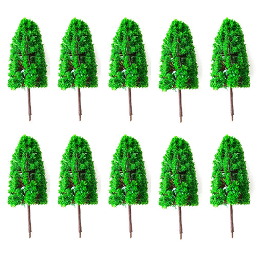 10Pcs Model Tree for Railway Layout Diorama (Scale)