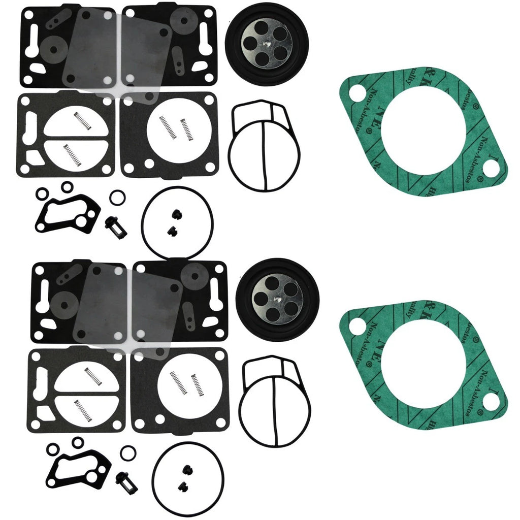 Carburetor Rebuild Kit & Base Gaskets for Sea Doo GSX XP 787 800 (1997–2002)