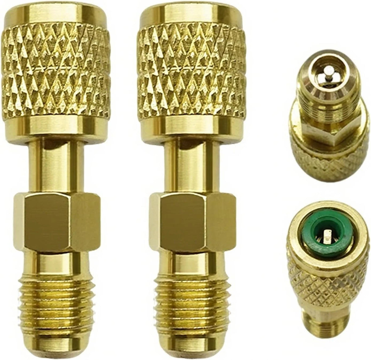 14 SAE Female Male Thread Adapter for R32 R454B Cylinder Cooling