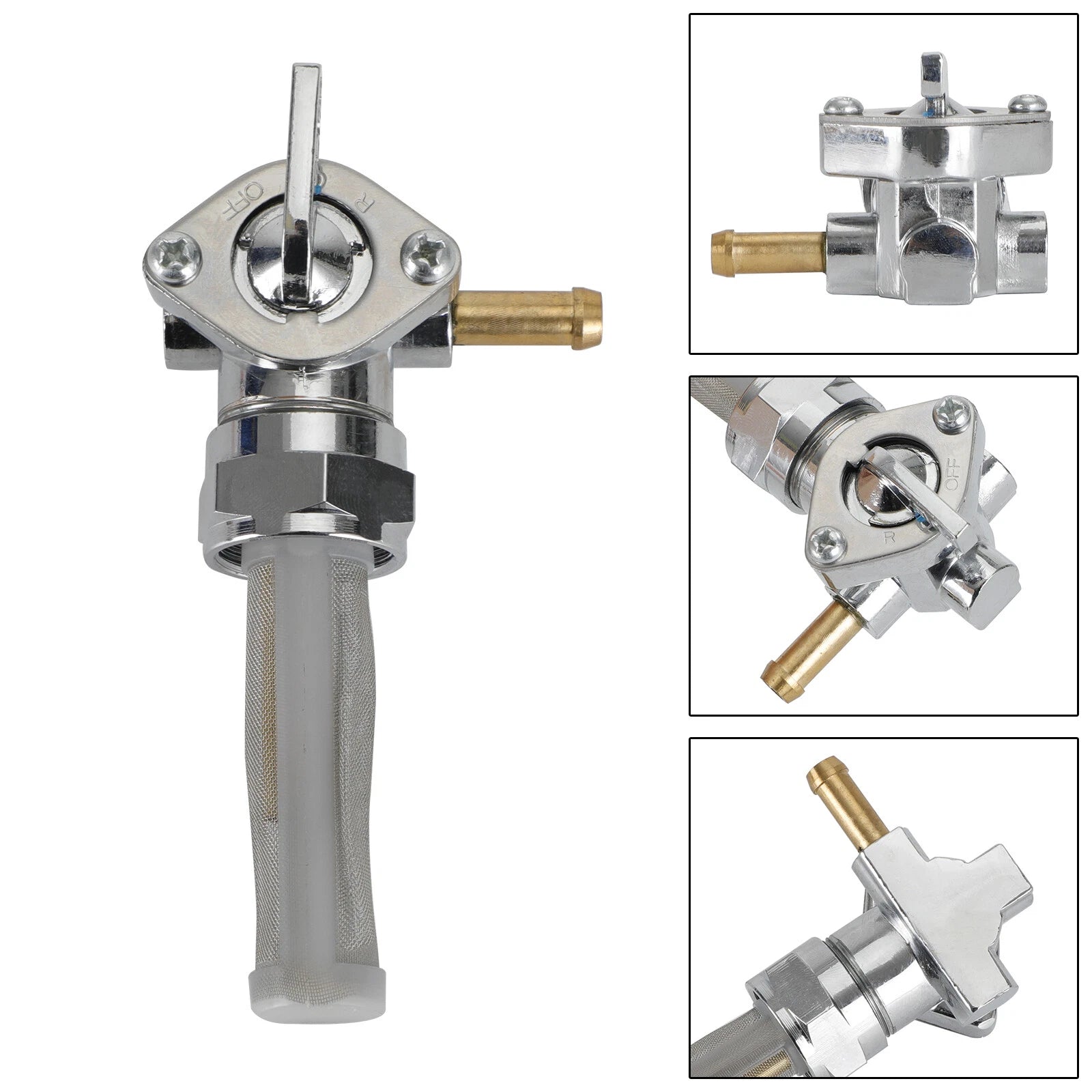 Gas Tank Fuel Cock Valve Petcock for XL883 XL1200 Sportster (1991–1994) T9