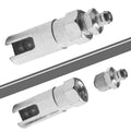 90 Degree Grease Coupler with NPT Threads for Universal Applications (N/A)