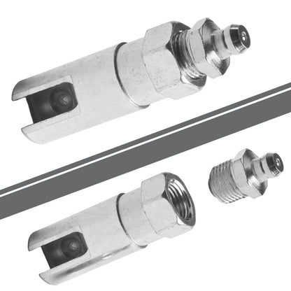 90 Degree Grease Coupler with NPT Threads for Universal Applications (N/A)