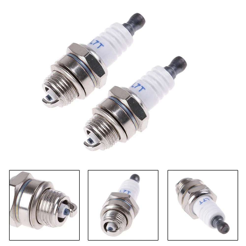 2Pcs L7T Spark Plug for 350 351 Chainsaw Hedge Trimmers (N/A)