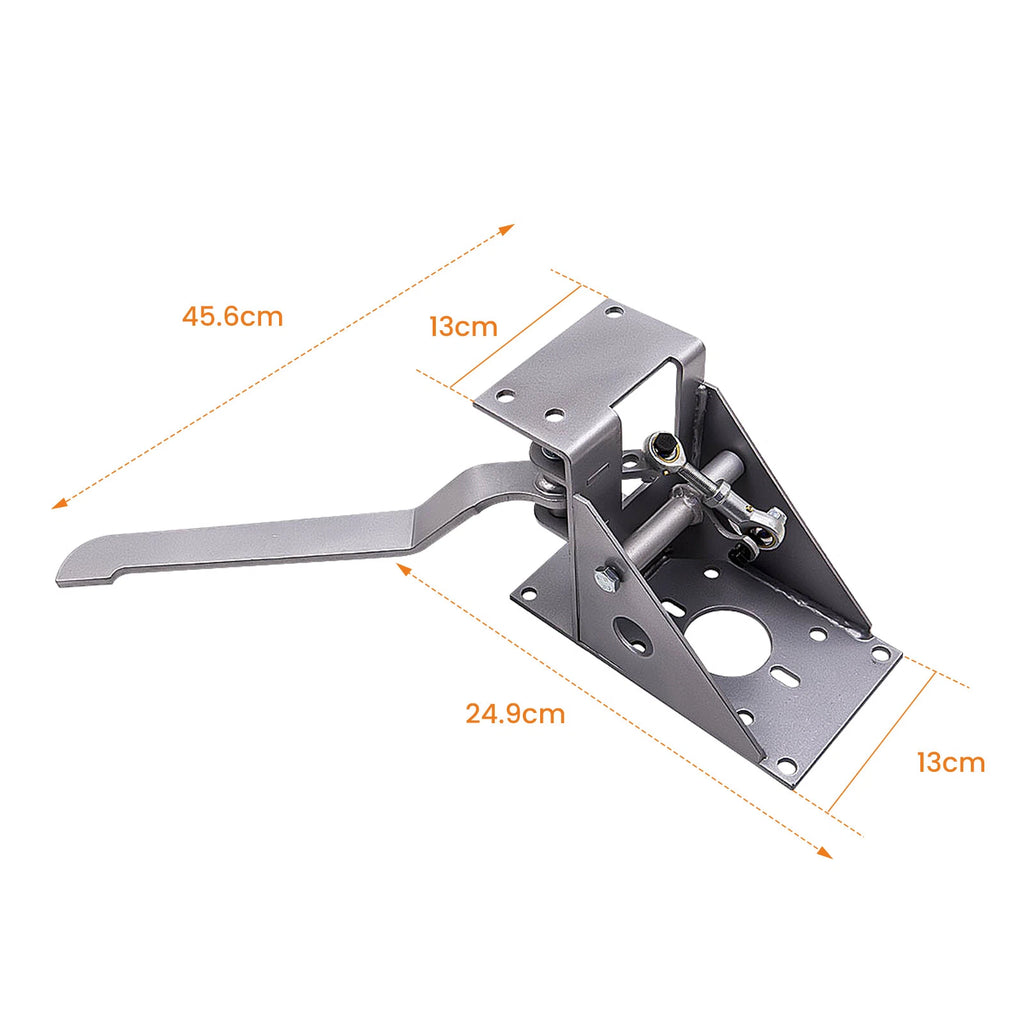 90 Degree Under Dash Brake Pedal Box Assembly for Dodge (Universal)