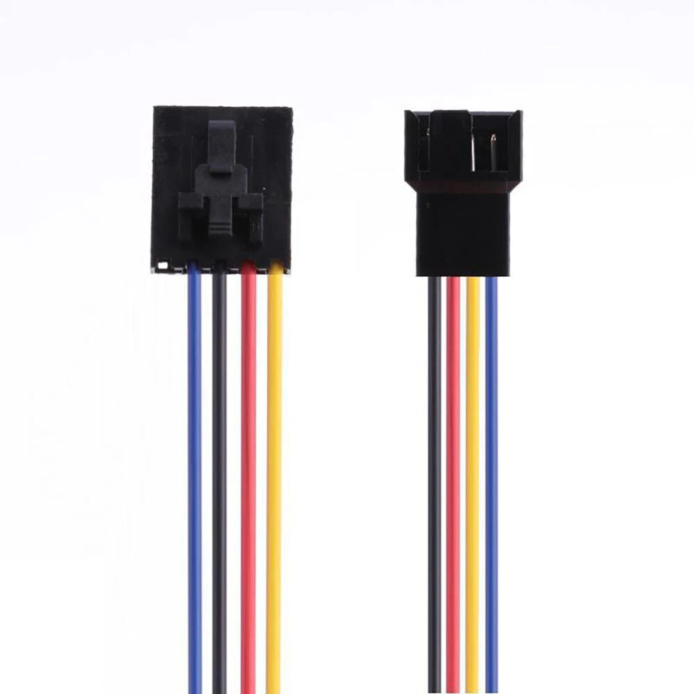 2Pcs 5Pin to 4Pin Standard PC Fan Adapter Cable Line For Dell