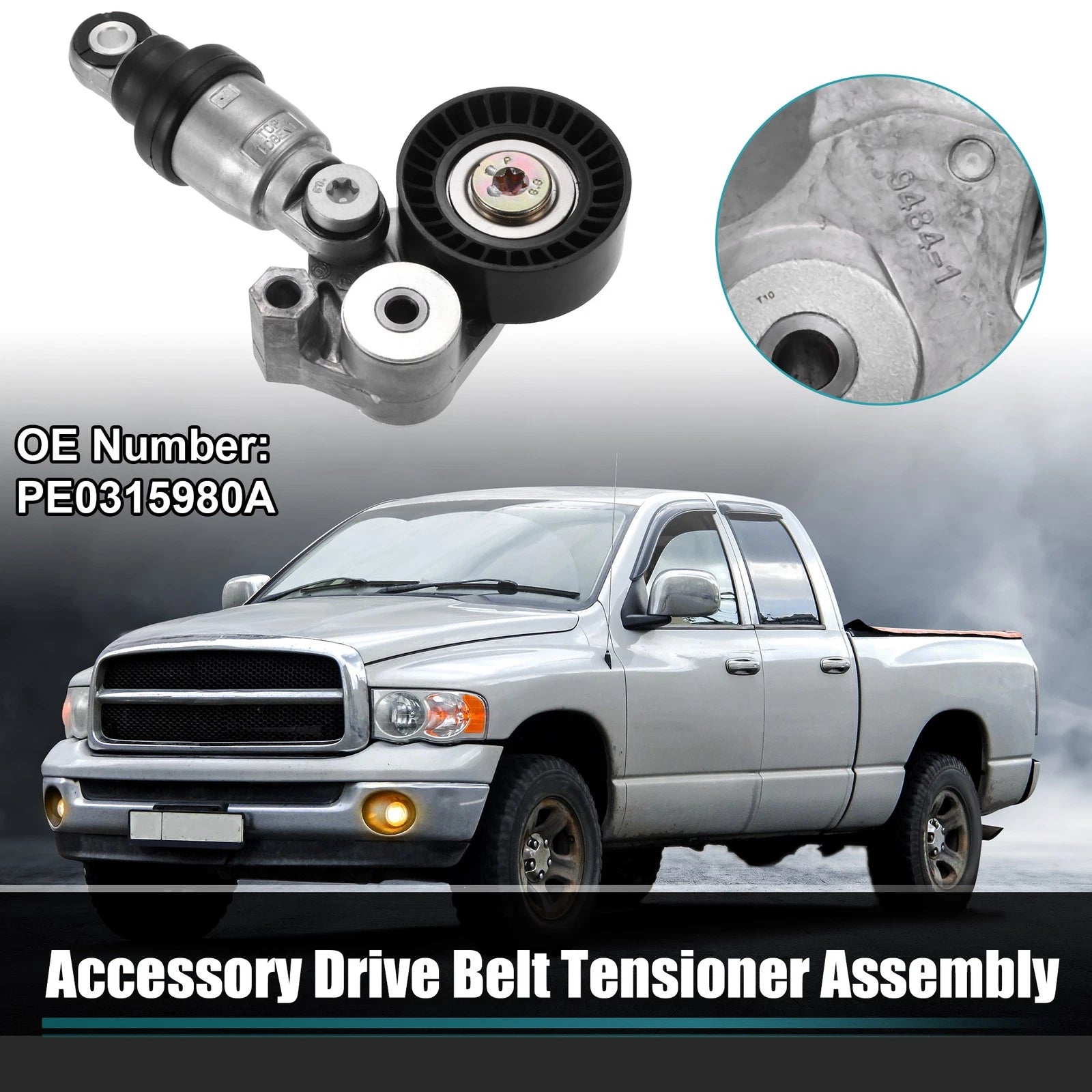 Belt Tensioner Replacement for Mazda CX-3 CX-5 Mazda 3 Mazda 6 (2012–2020)