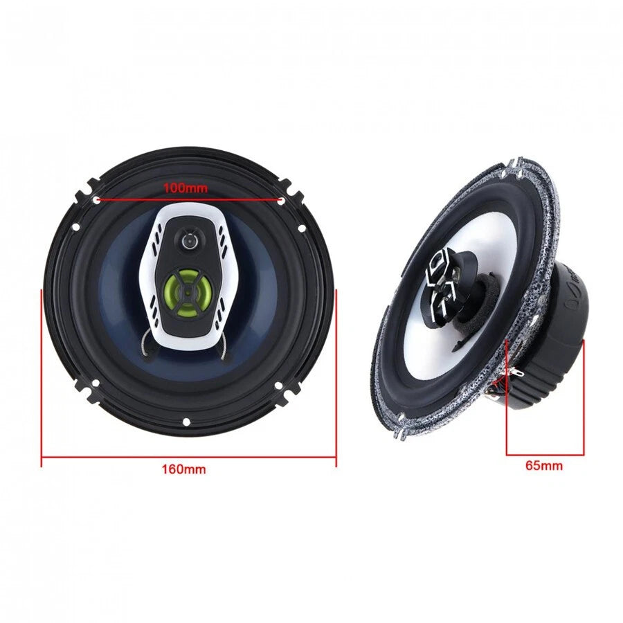2X 6.5" Coaxial Car Stereo Speakers for