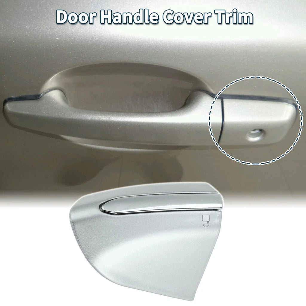 Front Left Door Handle Cover Trim for Ford Mondeo Edge Taurus (2013–2020) Silver Tone