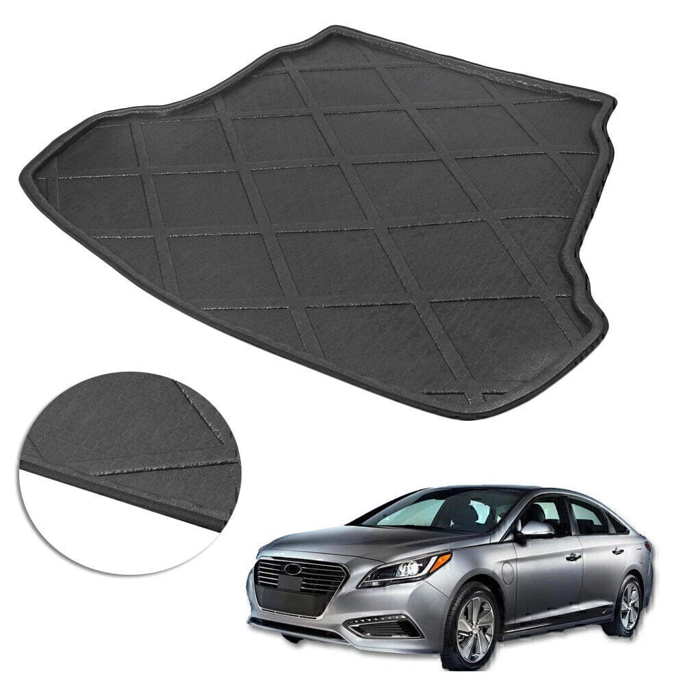 Rear Boot Mat Cargo Floor Tray for Hyundai Sonata (2015–2017)