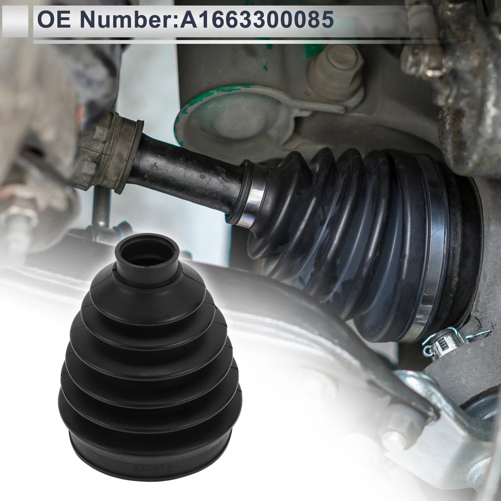Outer CV Joint Boot Kit with Clamps for Mercedes-Benz GL350 (2013–2016)
