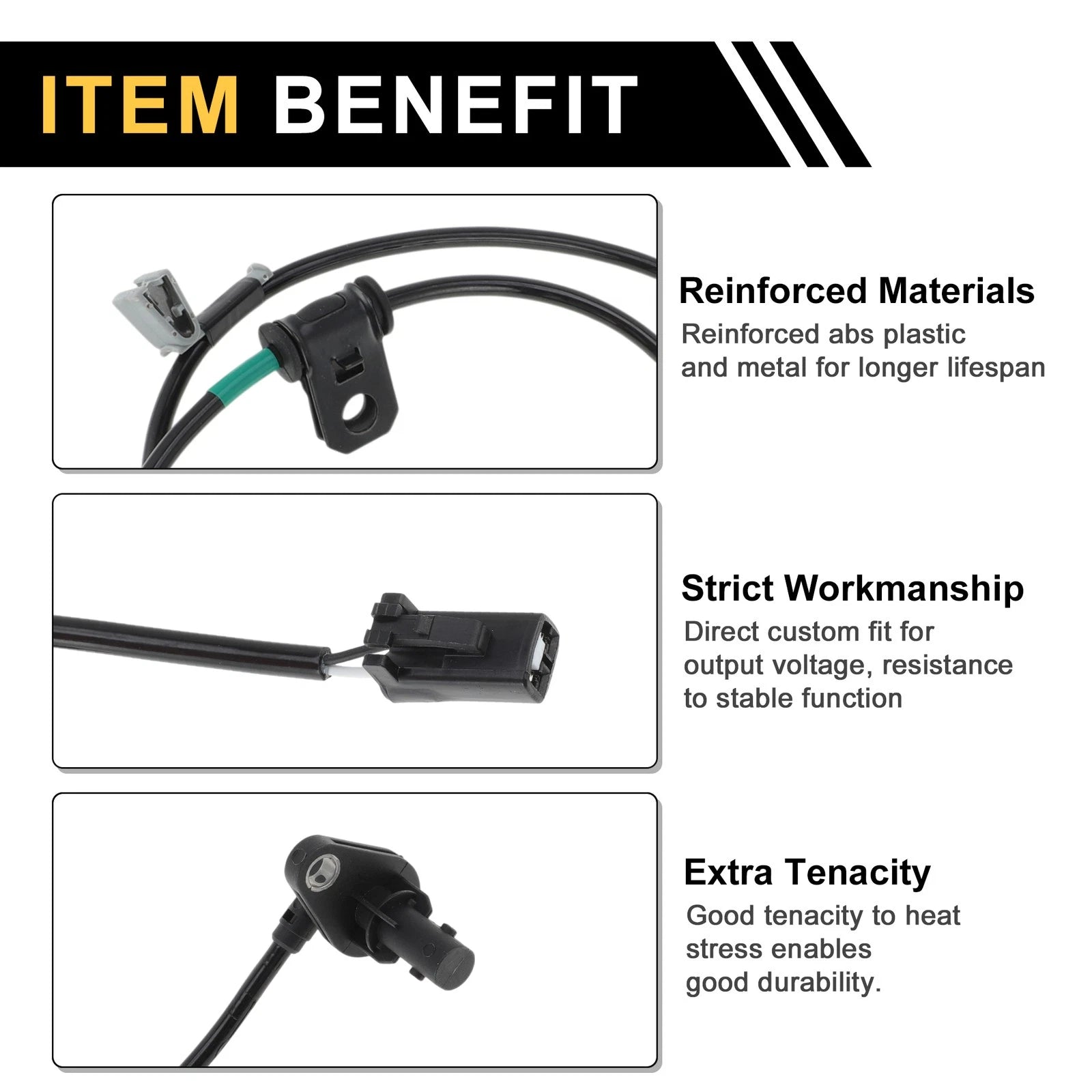 ABS Wheel Speed Sensor for Hyundai Elantra Front Right (2012–2020)
