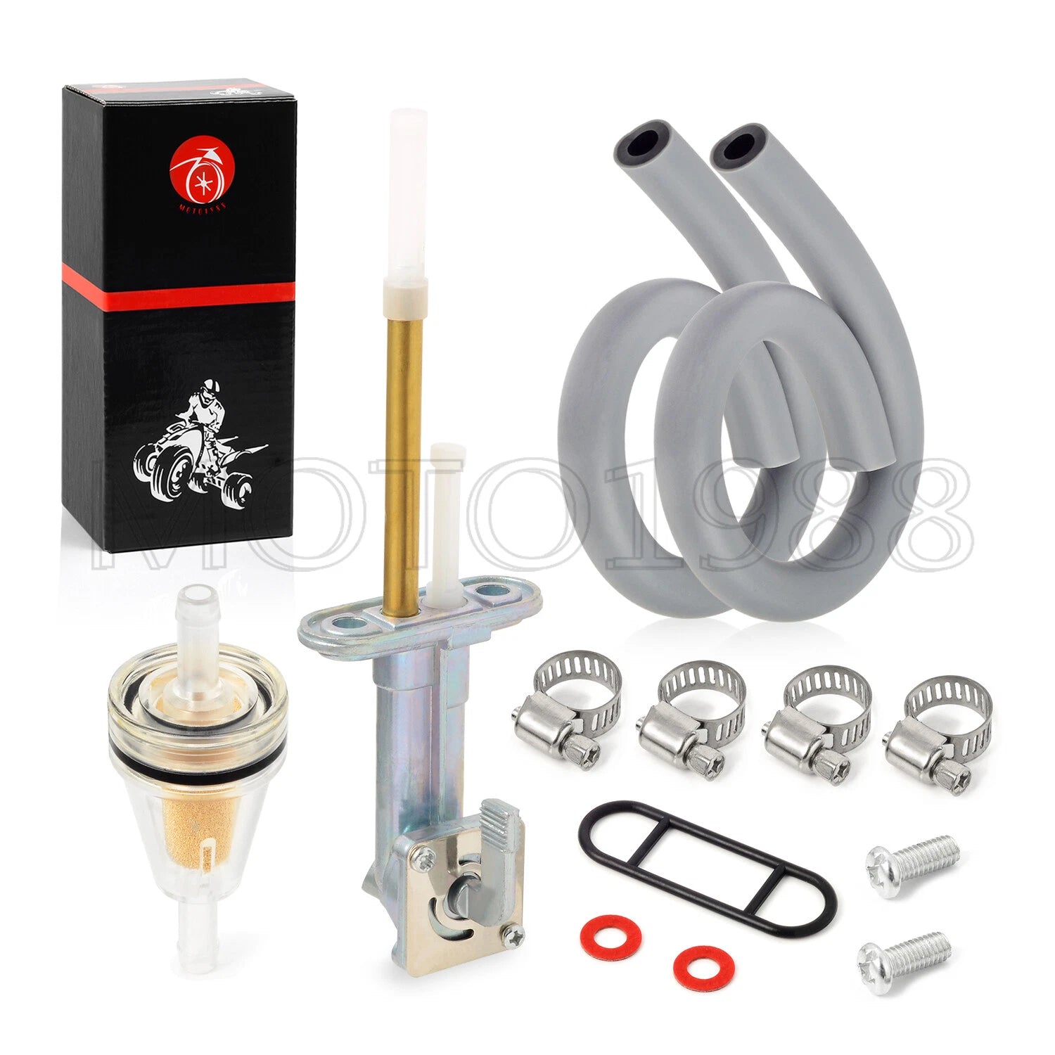 Fuel Valve Petcock Kit for Kawasaki Bayou 220 KLF220 (1988–2002)