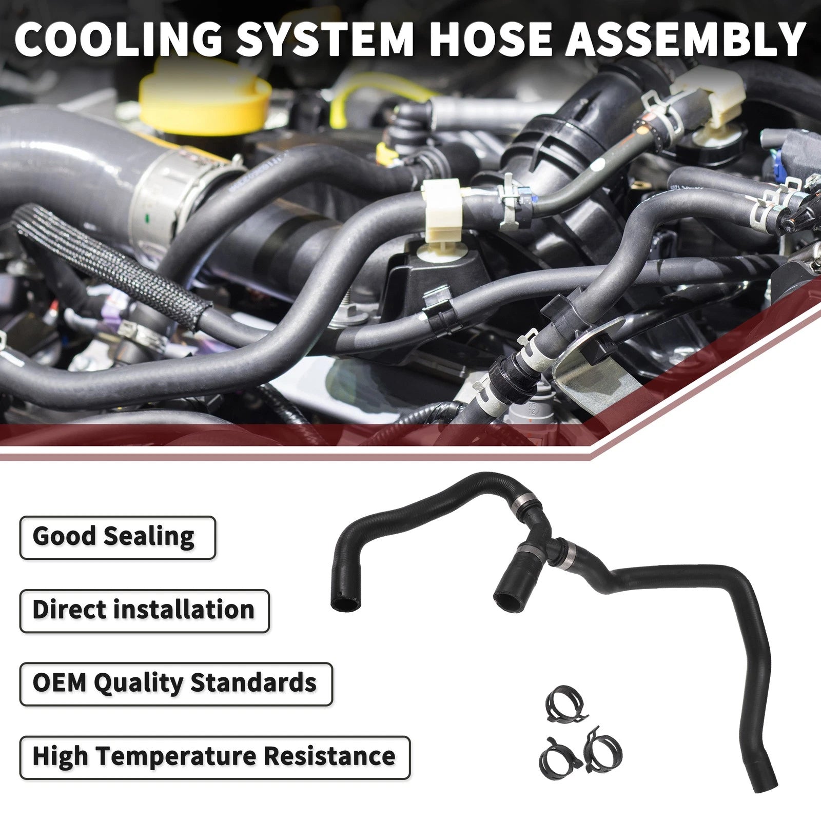 Cooling System Hose Assembly for Ford C-Max (2007–2010) No. 7M518274JC
