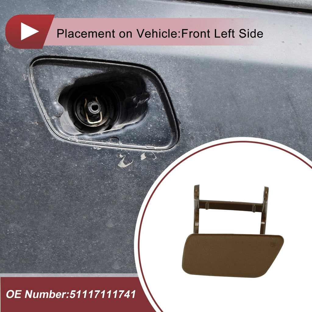Headlight Washer Nozzle Cover Cap for BMW 525i (2004–2005)