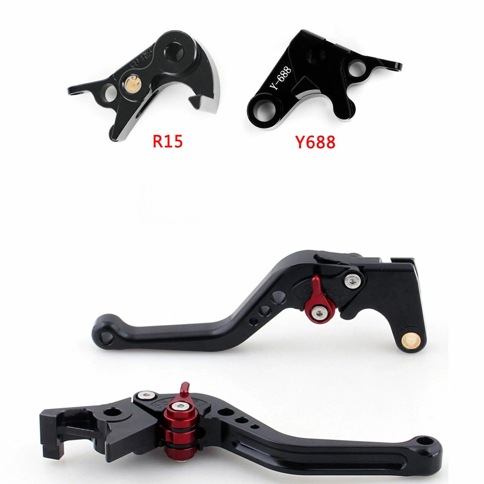 Short Clutch Brake Lever for Yamaha MT-09 Tracer 900/GT (2021–2022) YZF R6 (2017–2020)