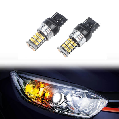 2X LED Turn Signal Light T20 WY21W for DC9V~18V Vehicles