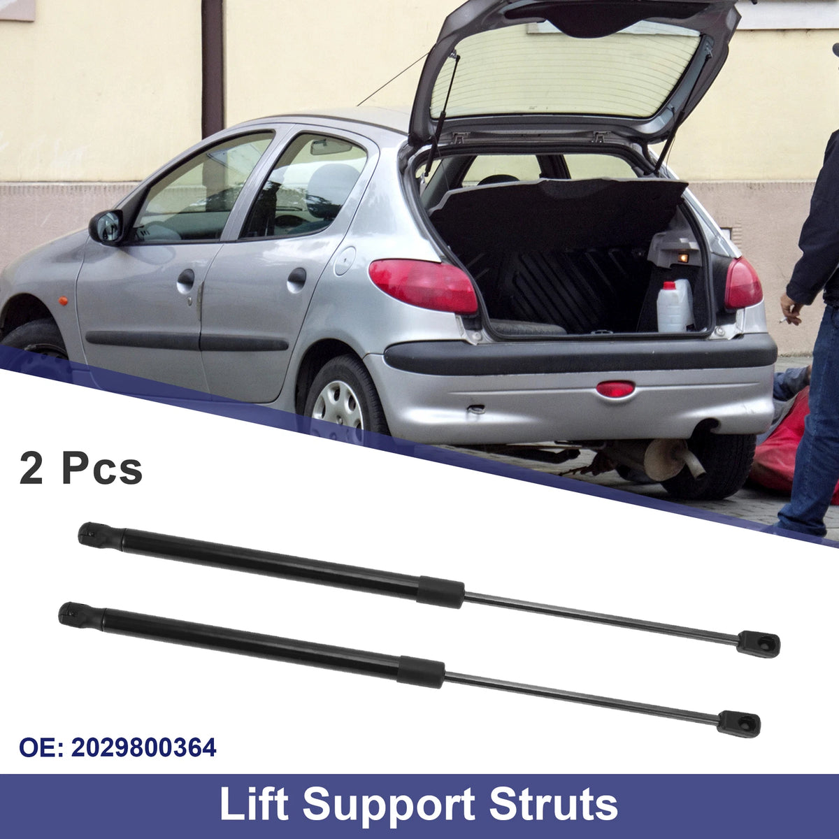 2 Pcs Rear Hatch Lift Support Struts No.2029800364 for Mercedes-Benz C-Class (2015–2021)