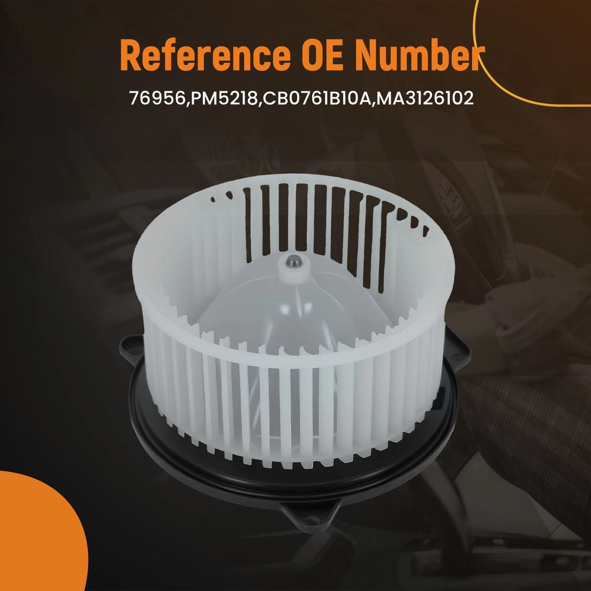 HVAC Blower Motor for Mazda Protege 1.6L 1.8L 2.0L (1999–2003) PM5218 CB0761B10A
