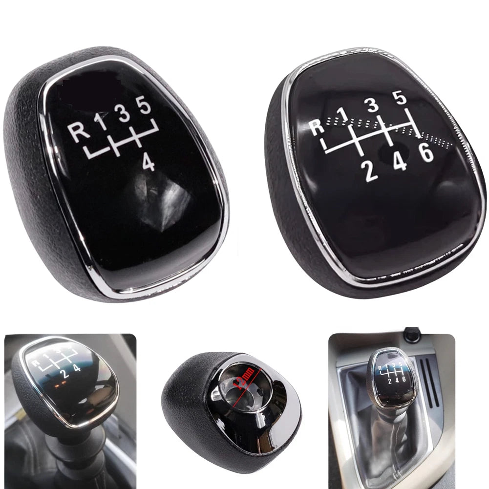 Gear Shift Knob for Chevrolet Aveo (2019) - Black Plastic