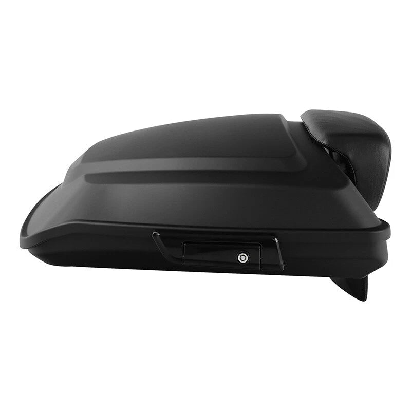 Matte Black Razor Trunk Backrest for Harley Touring (2014–2024)