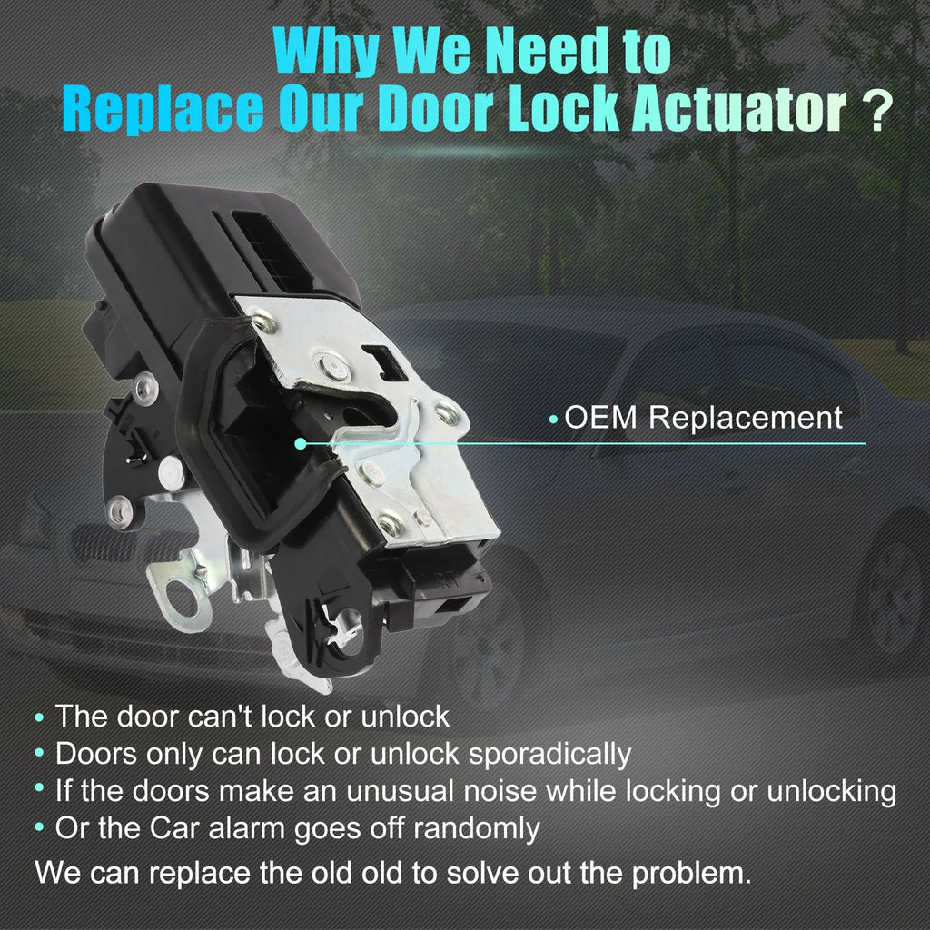 Front Right Door Lock Actuator Motor Replacement for BMW E60 E65 E70 E90 (2004–2013)