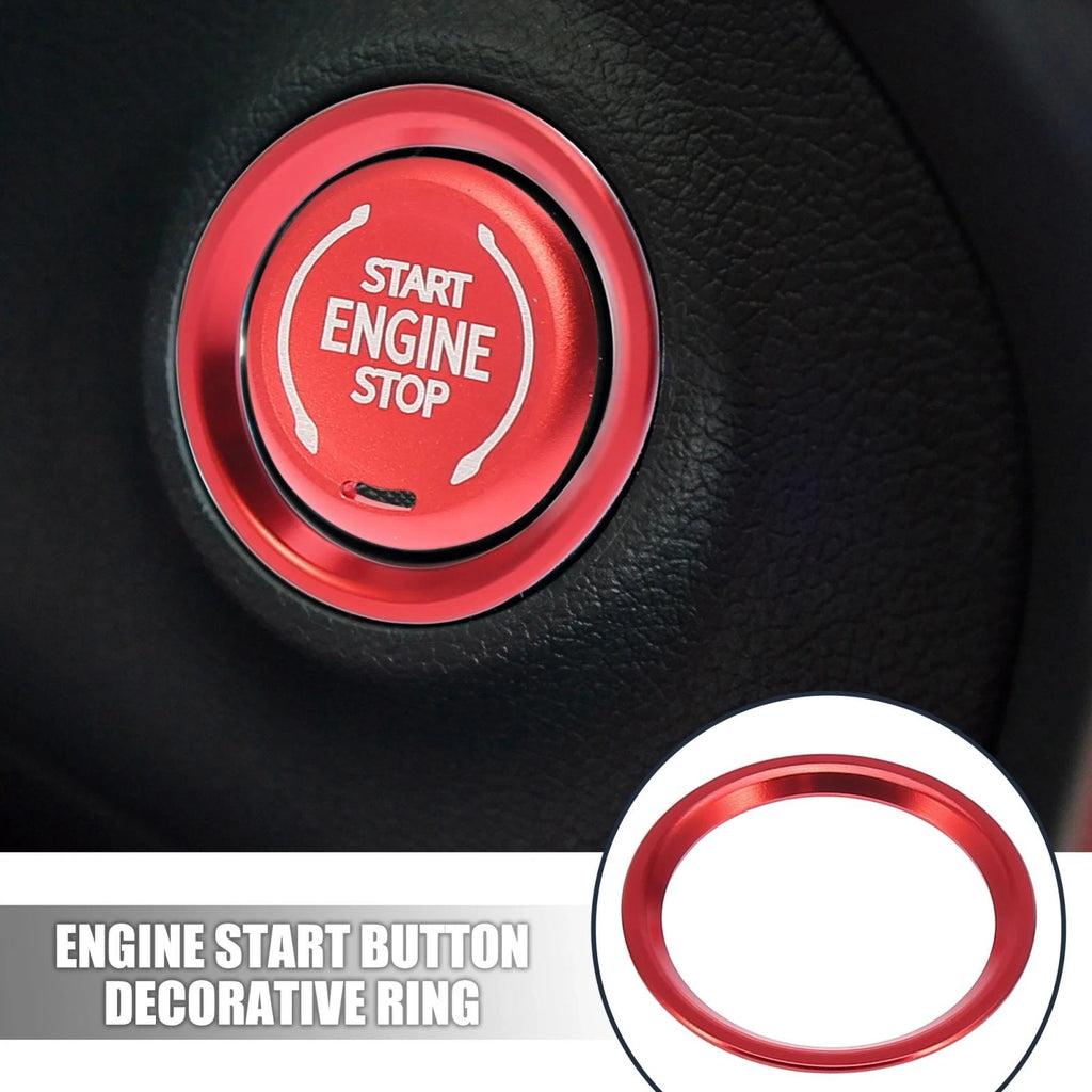 Engine Start Button Decorative Ring OEM for Audi A4L A6L Q5 A5 A7 (—)